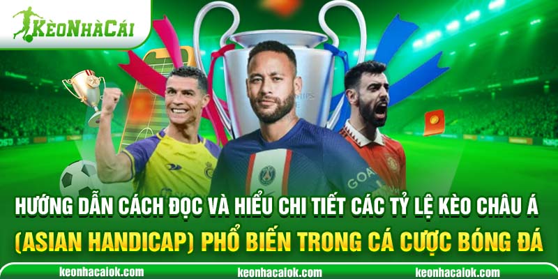 Hướng dẫn cách đọc và hiểu chi tiết các tỷ lệ kèo Châu Á (Asian Handicap) phổ biến trong cá cược bóng đá