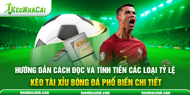 Hướng dẫn cách đọc và tính tiền các loại tỷ lệ kèo Tài Xỉu bóng đá phổ biến chi tiết