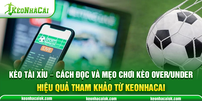 Kèo Tài Xỉu - Cách đọc và mẹo chơi kèo Over/Under hiệu quả tham khảo từ Keonhacai