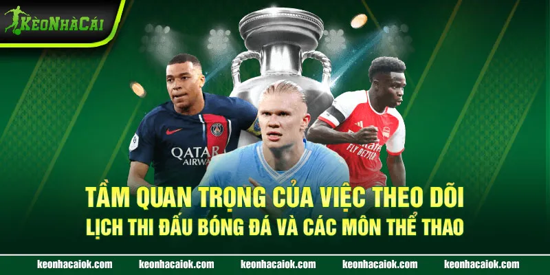 Tầm quan trọng của việc theo dõi lịch thi đấu bóng đá và các môn thể thao
